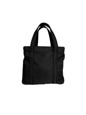 Prada Tessuto Nylon Tote Bag Black Small Mini Handbag